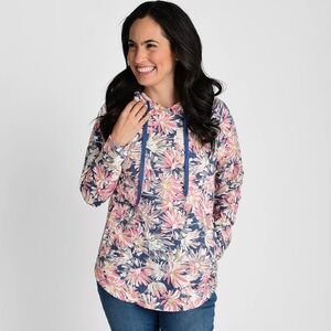 Women’s‎ Christopher & Banks Relaxed Restyled Daisy Print Sweatshirt